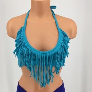 Top Melon Collection Fringe Boho Style Bikini Top